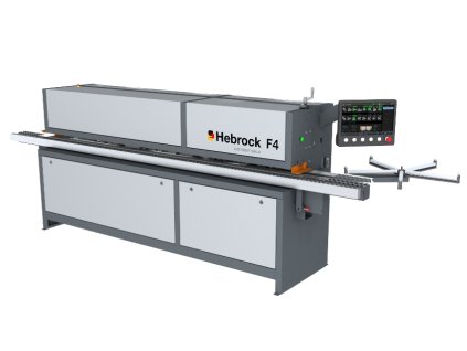 155455|||Hlavní obrázek Hebrock Olepovačka hran F4 s předfrézovací jednotkou a rožkovačem