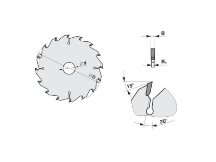 Hlavní obrázek Pilana Pilový kotouč SK 500x5,2/3,5x30 5380-50 30 FZ
