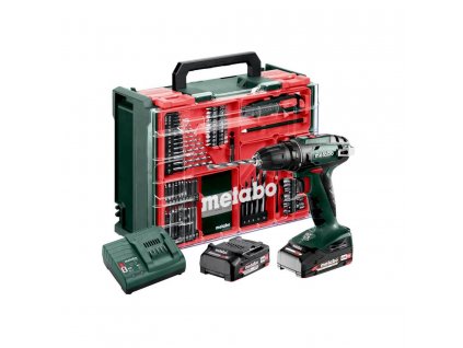 Hlavní obrázek Metabo AKU vrtací šroubovák BS 18 SET, 2x 18V 2Ah v kufru