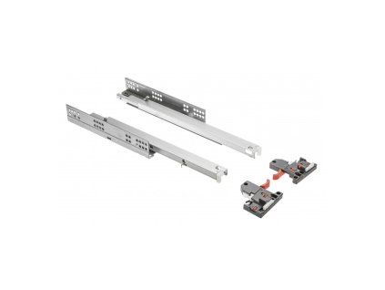 GTV sada plnovýsuvů pro spodní montáž 3D s tlumičem l-300 MODERN SLIDE, k desce 18 mm