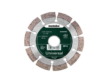 Hlavní obrázek Metabo diamantový řezný kotouč SP - U 125 x 1 x 22,23 mm