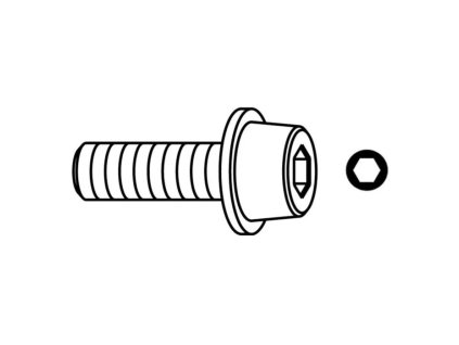 310280|||Hlavní obrázek Cmt šroub TCEI 3,2W x 9,5 x 12,7 D7