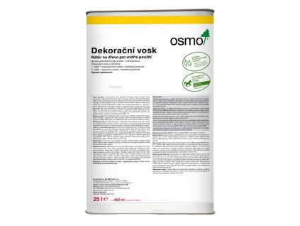 Hlavní obrázek Osmo Dekorační vosk transparentní - 25l buk lehce pařený 3102
