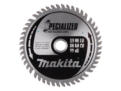 Makita B-56801 pilový kotouč na corian SPECIALIZED 165x2x20 mm 48z