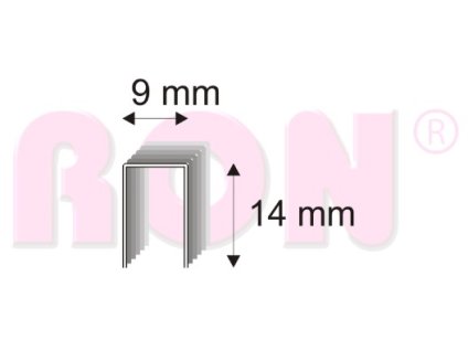 Ron čalounické spony 328/14 - 150 - 36 000 ks