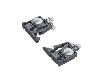 Hettich spojky pro výsuvy Quadro 5D a Quadro 25 2D - L+P