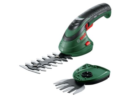 Bosch AKU nůžky na trávu a živý plot ISIO