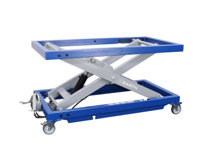 Barth výškově přestavitelný mobilní stůl H 600 bez pracovní desky, 1810 x 890 mm