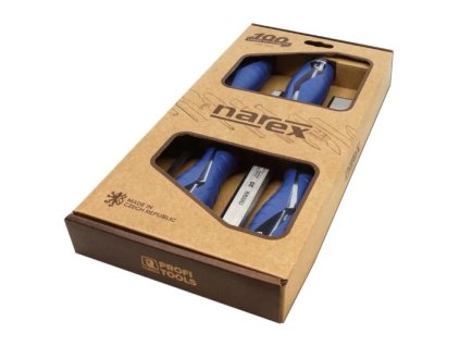 Narex Bystřice sada truhlářských plochých úderových dlát HEAVY DUTY, 6-12-20-26 mm