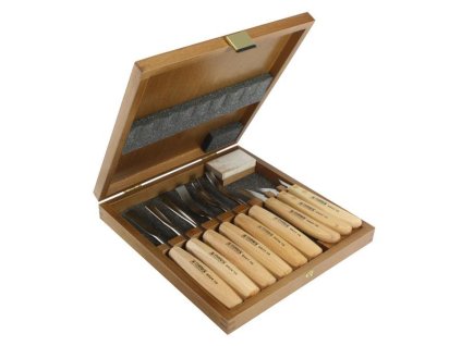 Narex Bystřice Sada řezbářských dlát v dřevěné kazetě WOOD LINE STANDARD