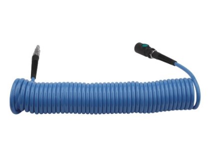 Aircraft spirálová PU hadice 10 m, D 6,5/10 mm, 10 bar s rychlospojkou