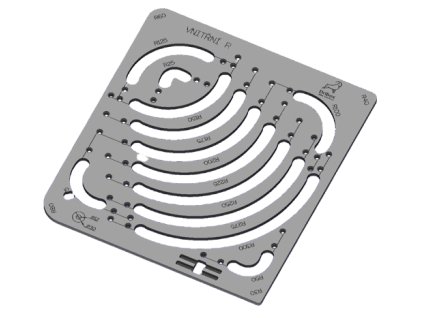 Dribex truhlářská šablona IR pro zaoblení vnitřních rohů