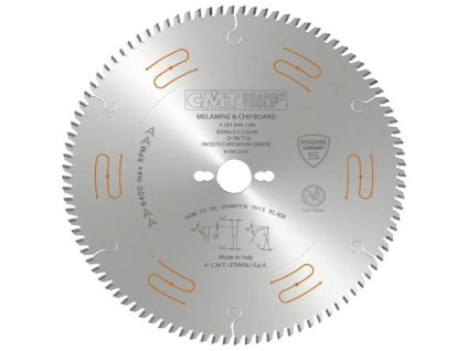 Cmt CHROME pilový kotouč na lamino, DTD a MDF D300x3,2 d30 z72 HW