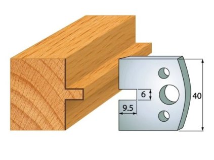 Igm Omezovač 40x4mm profil 017 - 1 ks
