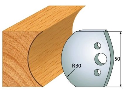 Igm Profilový nůž 50x4mm profil 544 - 1 ks