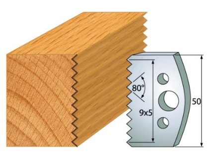 Igm Profilový nůž 50x4mm profil 524 - 1 ks