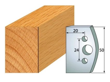 Igm Profilový nůž 50x4mm profil 500 - 1 ks