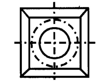 Igm Žiletka tvrdokovová předřez 14x14x2 Lamino MDF