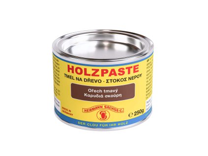 Hermann Sachse Tmel vodouředitelný Clou Holzpaste ořech tmavý 250g