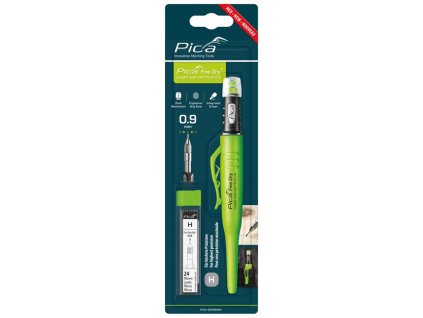 PICA Fine Dry automatická rýsovací tužka 0,9 mm + náhradní tuhy H - 24 ks