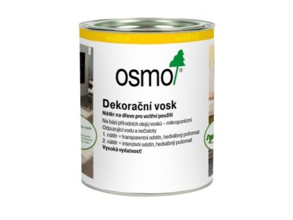 Osmo Dekorační vosk transparentní - 0,375l hebvábně šedý 3119