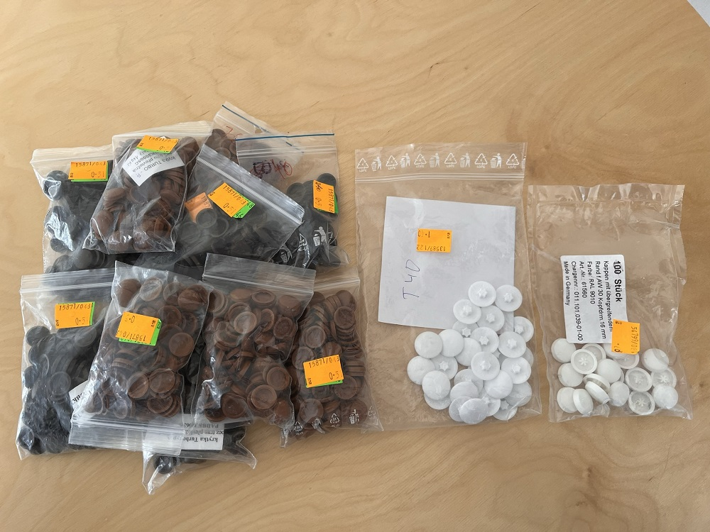 Mix Mix sada krytek na šrouby, mix 866 ks SK99