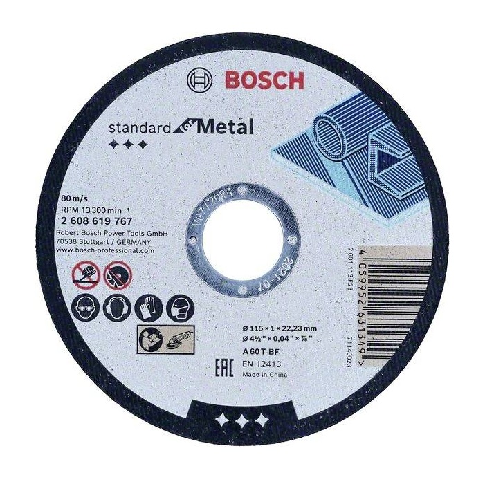 Bosch Bosch řezný kotouč na kov 115 x 1 x 22,23 mm 2608619767