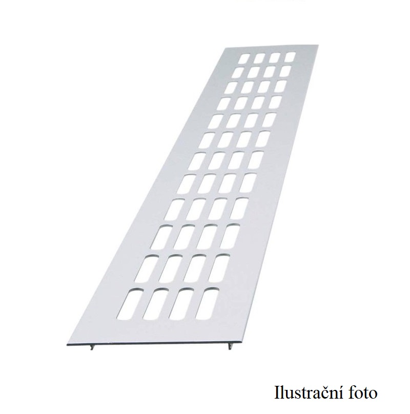 Act mřížka větrací 80x400 Al přírodní 12310