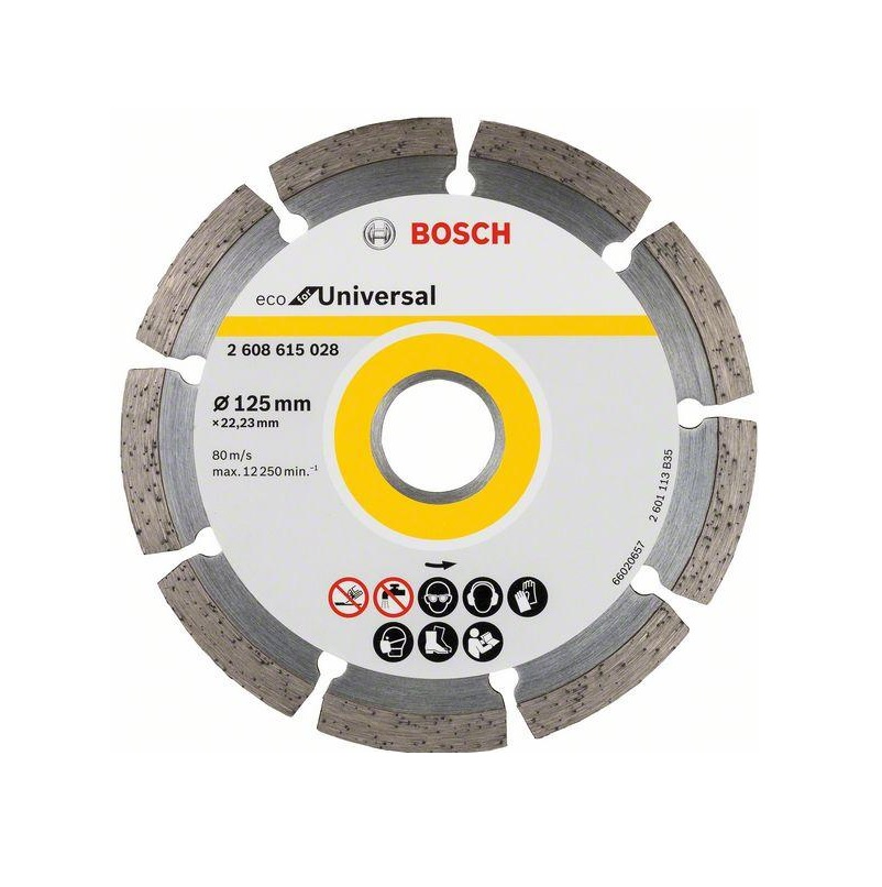 Bosch diamantový řezný kotouč Eco For Universal 125 x 2 x 22,23 mm 2608615028