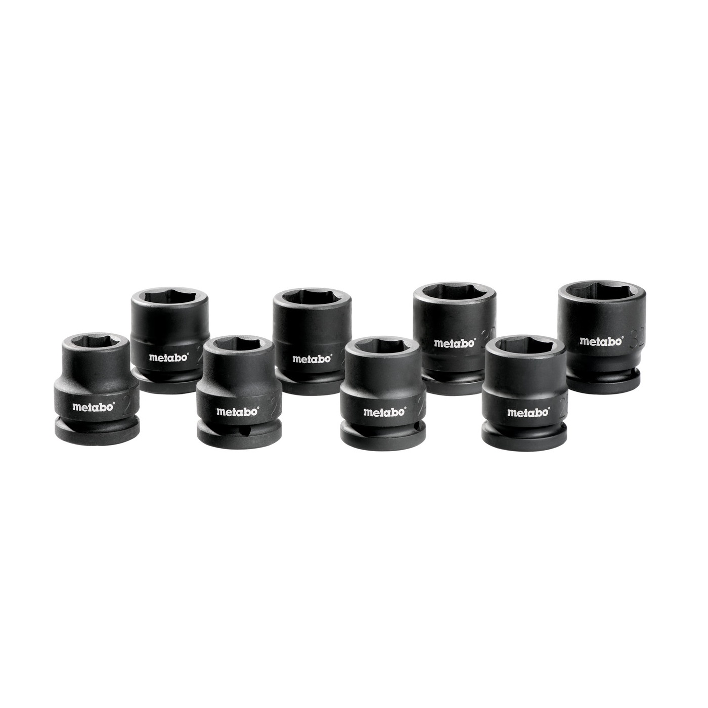 Metabo Metabo sada ořechů pro rázový utahovák 3/4" - 8 ks 628834000