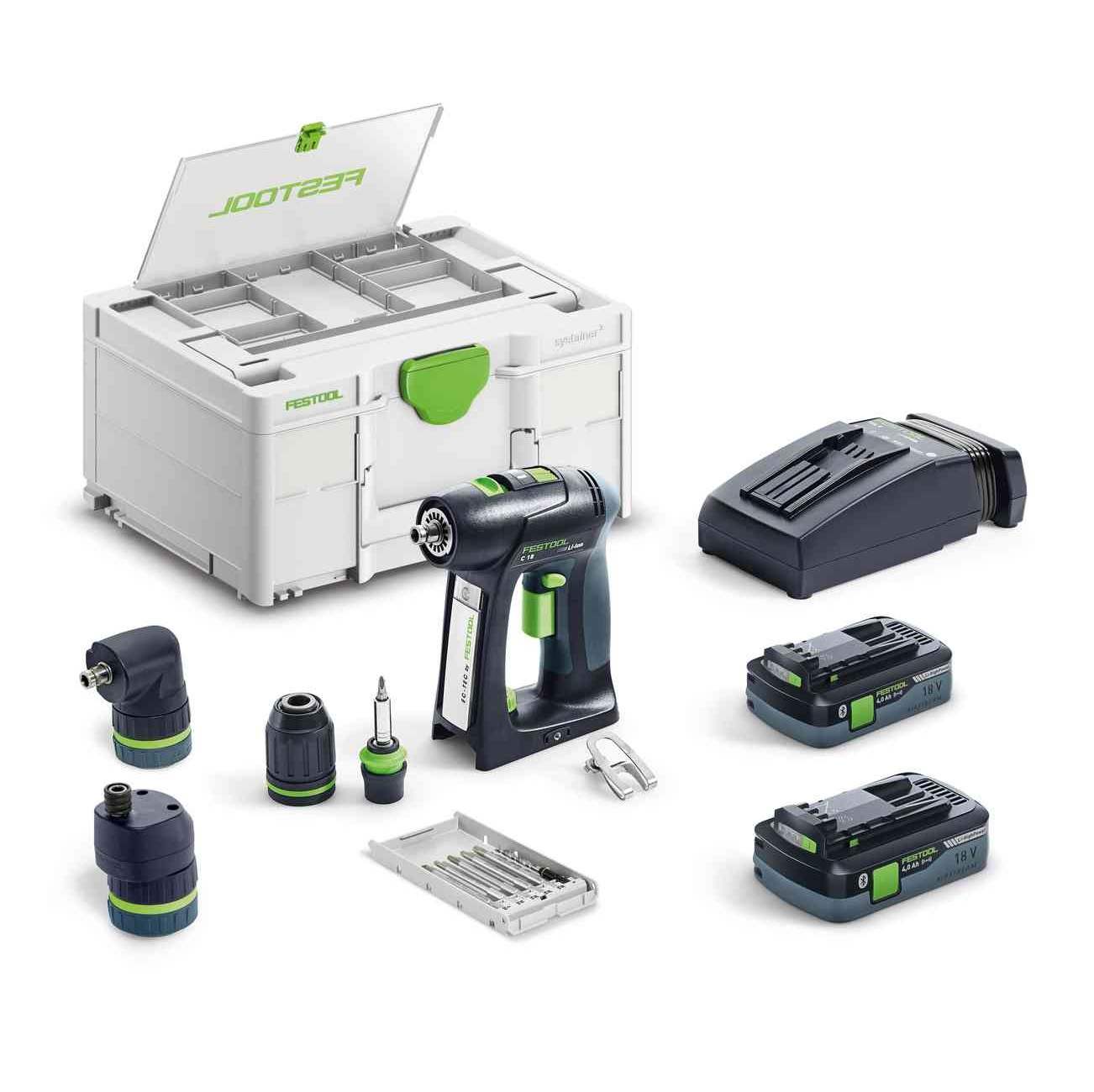 Festool Festool AKU vrtací šroubovák C 18 HPC 4,0 I-Set 577617