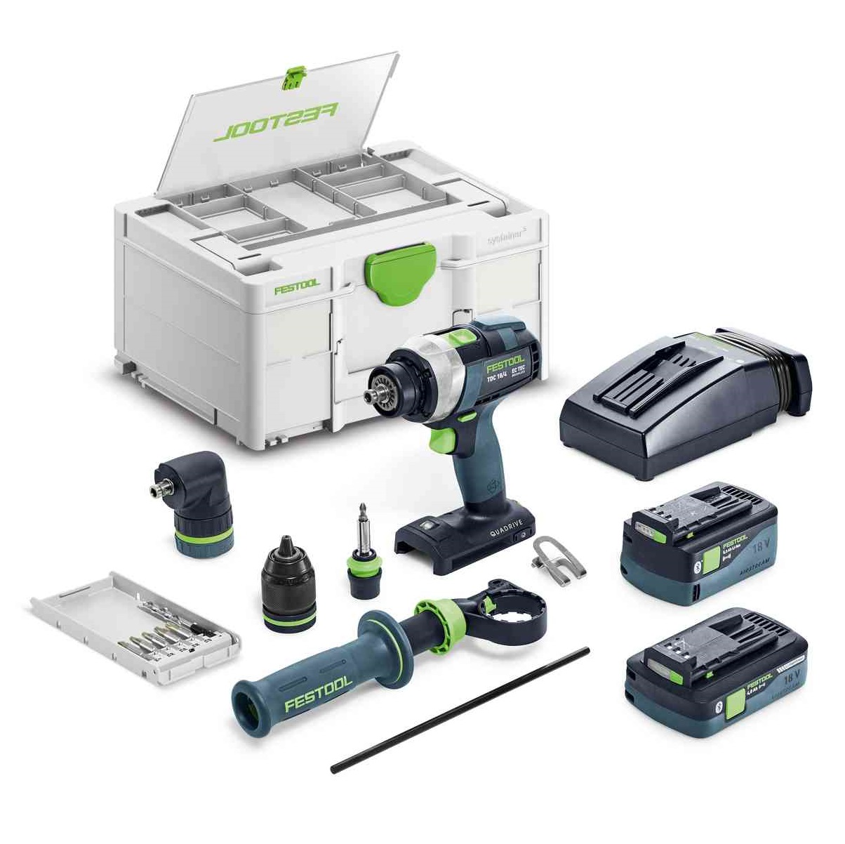 Festool Festool AKU vrtací šroubovák TDC 18/4 5,0/4,0 I-Set 577612