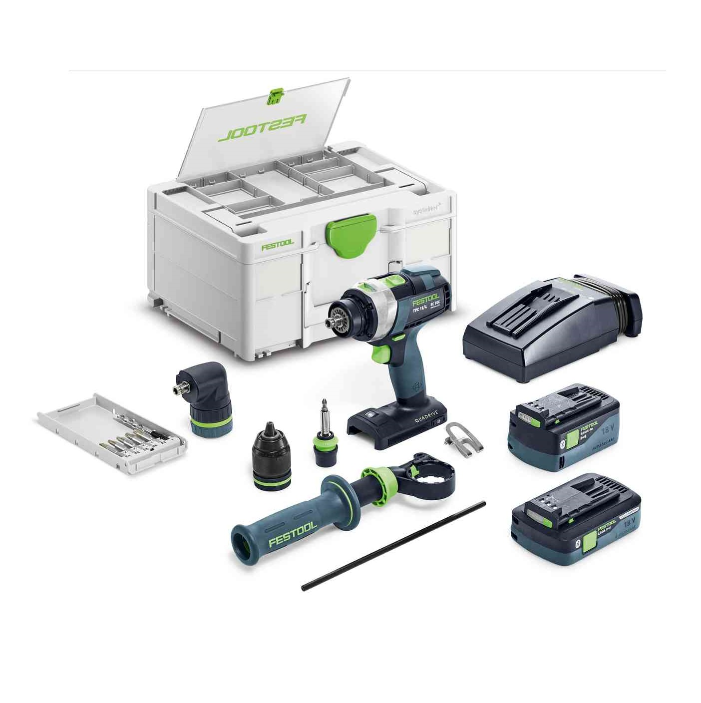 Festool Festool AKU příklepový vrtací šroubovák TPC 18/4 5,0/4,0 I-Set 577621