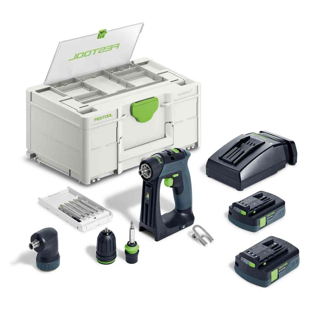 Festool Festool AKU vrtací šroubovák CXS 18 C 3,0-Set 576884