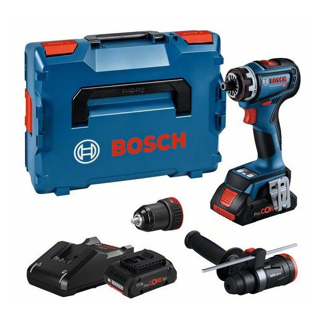 Bosch Bosch AKU vrtací šroubovák GSR 18V-90 FC, 2x 4,0 Ah 18 V v systaineru 06019K6205