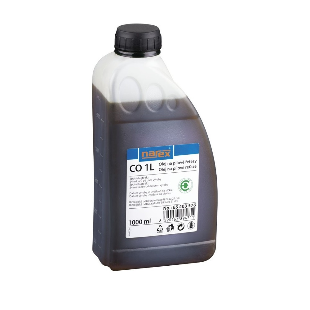Narex Biologický olej pro mazání řetězu a lišt řetězových pil 1,0l 65403576