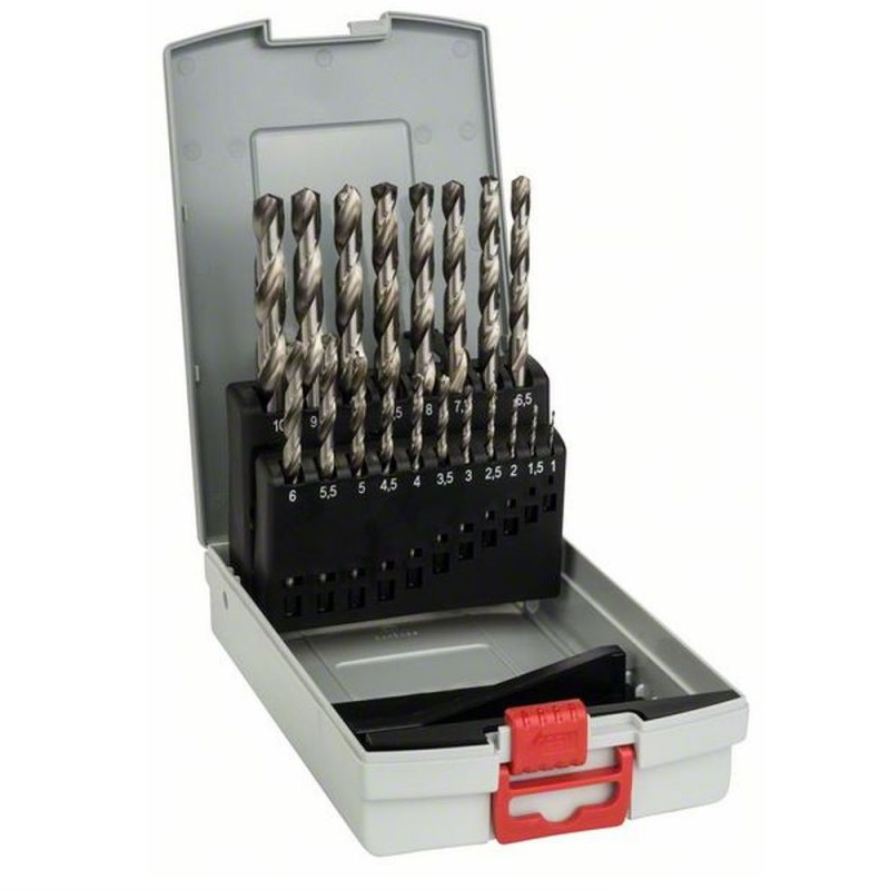 Bosch 19dílná sada vrtákov do kovu Probox HSS-G, DIN 338, 135° 1-10 mm 2608587013