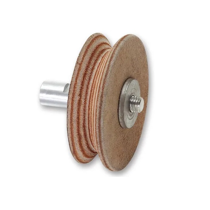 Jet profilový leštící kožený kotouč pro dvoukotoučové brusky JSSG-10 121-708028