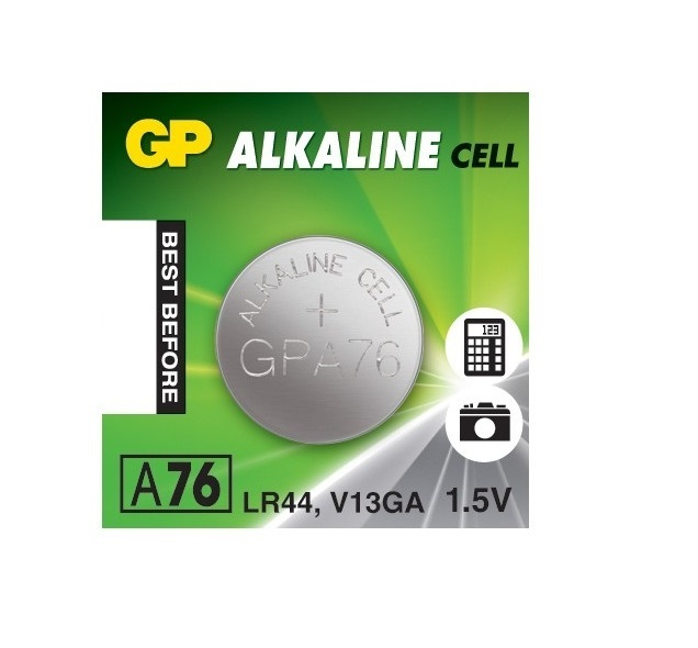 GP GP baterie knoflíková 1,5V LR44, G13, R1154 - 1 ks A76F-2C10
