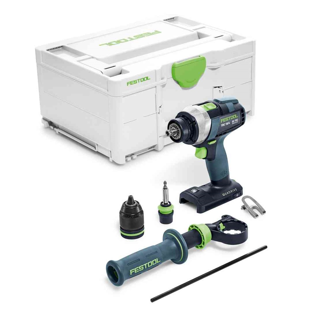 Festool Festool AKU vrtací šroubovák TDC 18/4 I-Basic QUADRIVE 575601