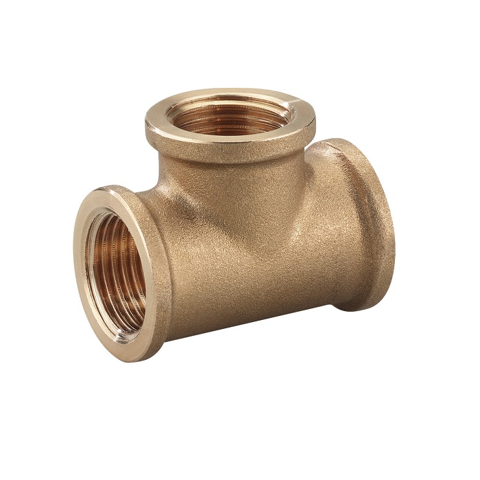 Schneider Schneider mosazná T rozbočka s 3 vnitřními závity, velký průtok R 1/2" DGKE039014