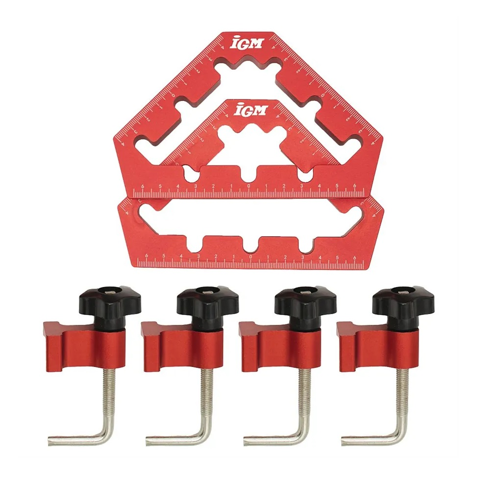 Igm rohový úhelník 45°/90° se svěrkami MER-RU4590