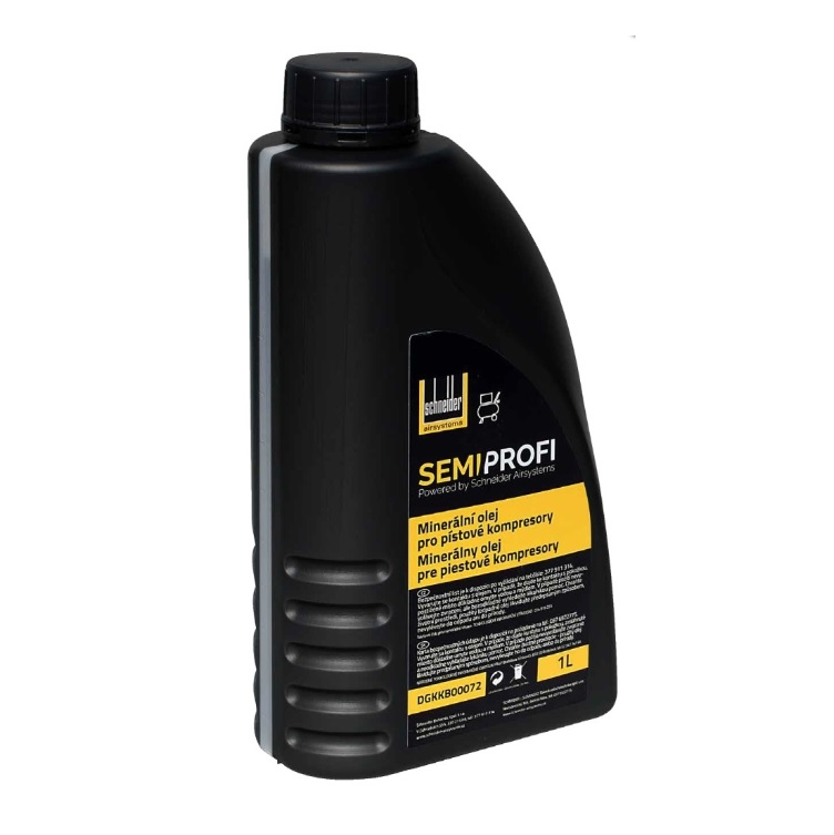 Schneider minerální olej 1l pro pístové kompresory SEMIPROFI DGKKB00072