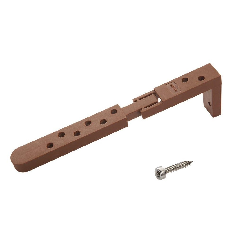 Wolfcraft Ukončovacie set TERASA - skryté spoje: 10 koncových spojek+60 skrutiek 6973000