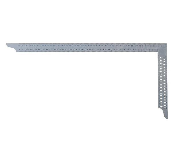 Hedue Z302 tesařský úhelník 1000x380mm, s mm stupnicí, s opisovacími otvory