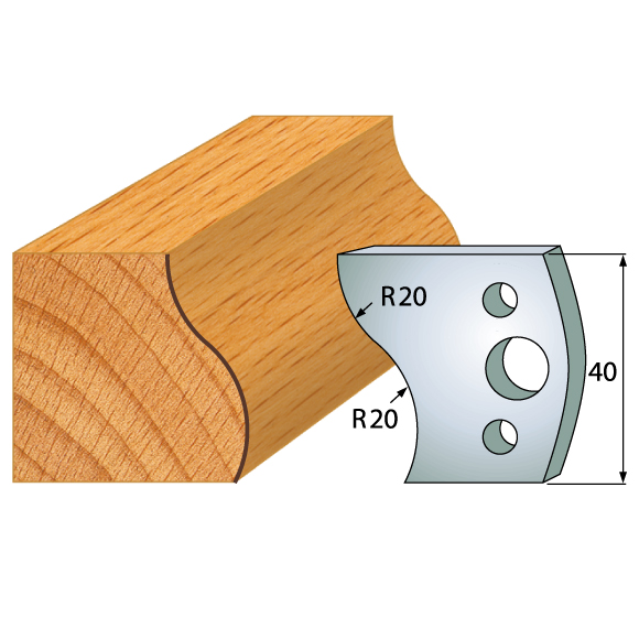 Igm Profilový nôž 40x4mm profil 009 F026-009