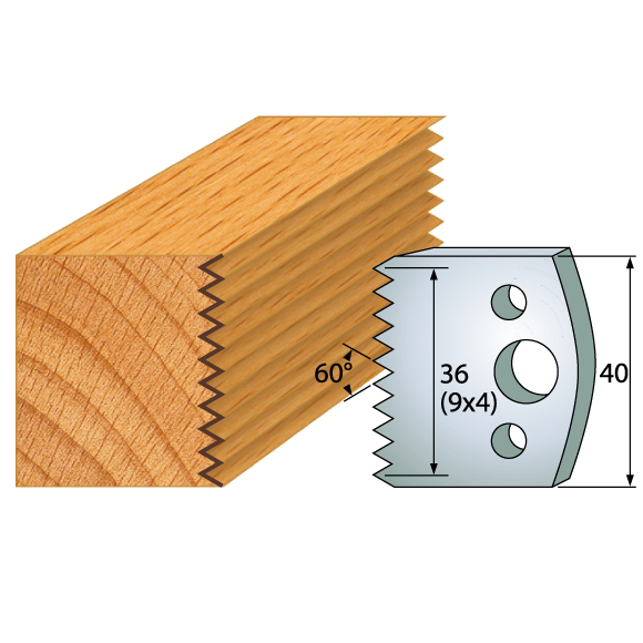 Igm Profilový nôž 40x4mm profil 117 F026-117