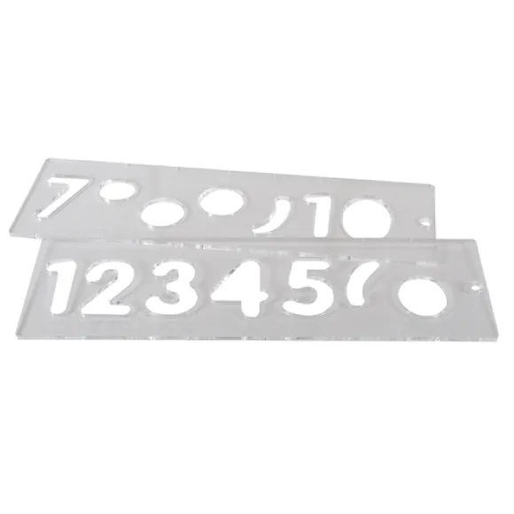 Trend Trend Frézovací sada šablon na číslice vel.57mm,1-10 102-TEMP/NUC/57