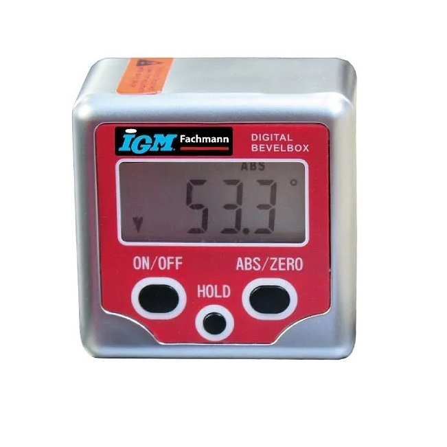 Igm digitální úhloměr - +/- 180°, rozlišení na 0,1° FDU-001