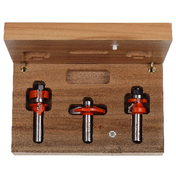 Cmt Sada fréz dvírková - 3ks sada S=8 HM C90002411